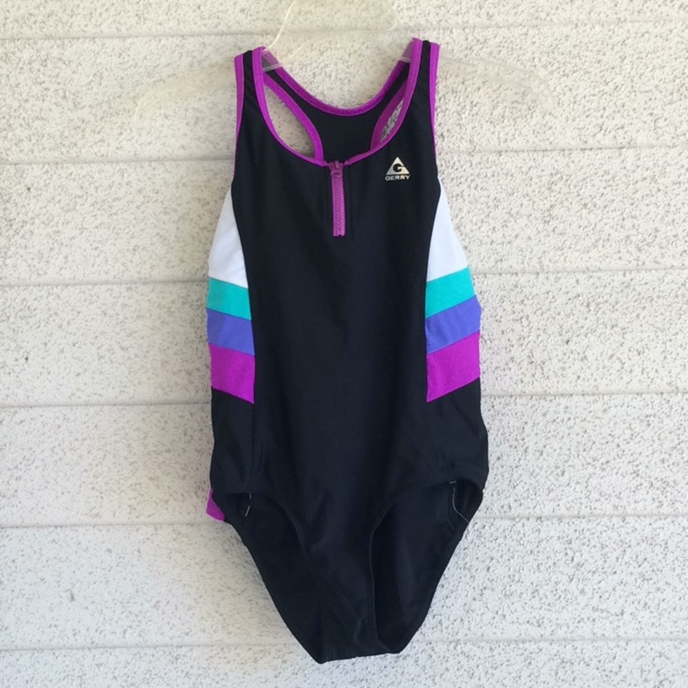 Gerry Girls Swimsuit and Cover Up Skirt Set